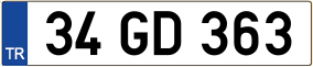 Truck License Plate